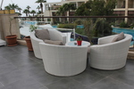 Ратанова мебелировка за дома и заведението на плажните курорти