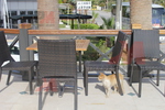Маси и столове ратан за лятни заведения на басейн